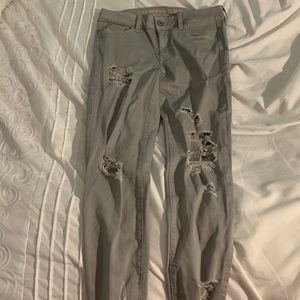 American eagle grey jeans
